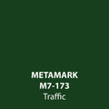 Traffic Gloss Vinyl M7-173, Metamark 7 Series, self-adhesive, sticky back polymeric sign making vinyl