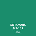 Teal Gloss Vinyl M7-165, Metamark 7 Series, self-adhesive, sticky back polymeric sign making vinyl