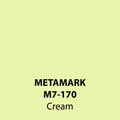 Cream Gloss Vinyl M7-170, Metamark 7 Series, self-adhesive, sticky back polymeric sign making vinyl