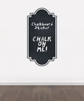 BB8 - Bespoke Frame chalkboard sticker, beautiful blackboard vinyl cut sticker, self adhesive easy install