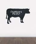 BB11 - Bespoke Cow chalkboard sticker, beautiful blackboard vinyl cut sticker, self adhesive easy install