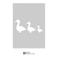 Ducks cut out, bespoke, custom, frosted kitchen window film
