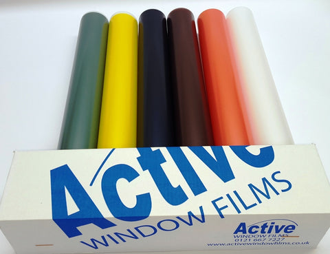 Green Frosted Window Film