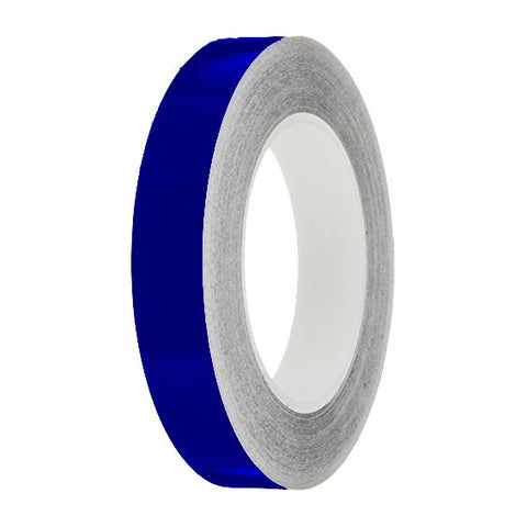 Ultramarine Gloss Colour Pin Stripe tapes, 50m roll, sticky self-adhesive, vinyl decal line tape