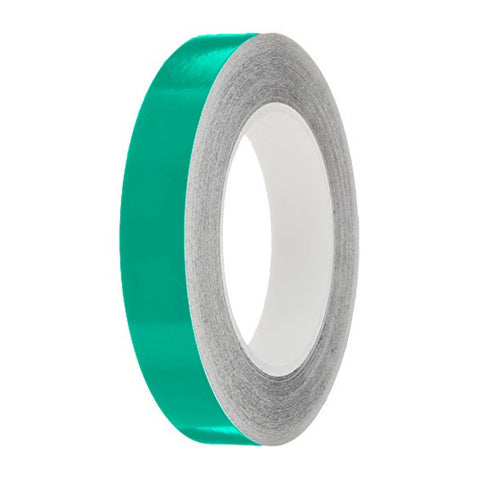 Turquoise Gloss Colour Pin Stripe tapes, 50m roll, sticky self-adhesive, vinyl decal line tape