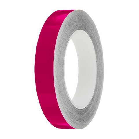 Magenta Gloss Colour Pin Stripe tapes, 50m roll, sticky self-adhesive, vinyl decal line tape