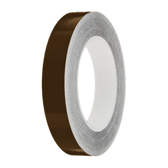 Brown Gloss Colour Pin Stripe tapes, 50m roll, sticky self-adhesive ...