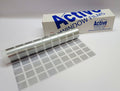 Small Frosted Grey / Silver Square, Block Pattern Window Film, Privacy Decorative Tint 50cm, 76cm. 100cm, 152cm