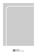 Bespoke window frame cut out, frosted, custom, decorative, home window film WF 02