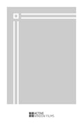 Bespoke window frame cut out, frosted, custom, decorative, home window film WF 14
