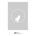 Bird in a hole cut out, bespoke, custom, frosted kitchen window film