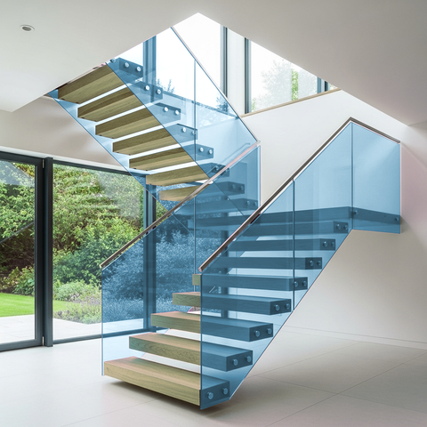 Blue 34 Transparent Colourful Window Film Optically Clear Tint