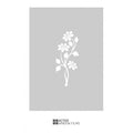 Flowers cut out, bespoke, custom, frosted nature window film