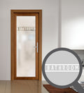 Bathroom cut out, bespoke, custom, frosted bathroom window film