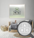 ABC Cut Out Bespoke Custom Frosted Children Window Film A04