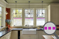 Bespoke printed square repeated pattern, custom, decorative, frosted home window film.