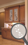 Vine cut out, bespoke, custom, frosted nature window film