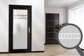 OFFICE Cut Out Bespoke Custom Frosted Office Window Film 