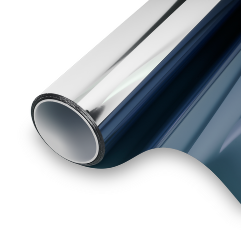 New, True One Way Mirror Vision, Silver Reflective Window Film. Solar Heat Reduction Tint