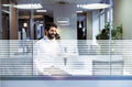 Patterned Decorative White Frosted Window Film - Privacy Frosted Glass Film STRUCTOR TWIN LINE PATTERN