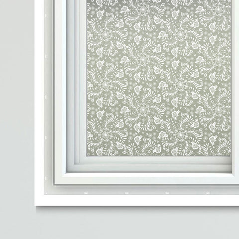 Victorian Theme Decorative Period Frosted Window Film
