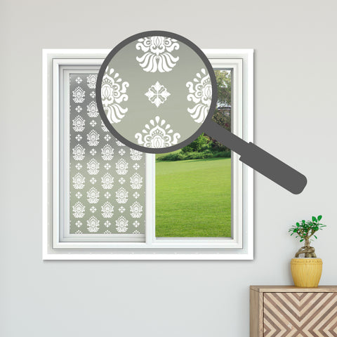 Victorian Theme Decorative Period Frosted Window Film