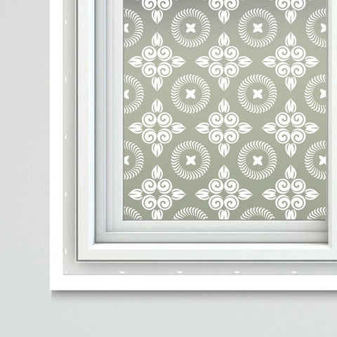 Victorian Theme Decorative Period Frosted Window Film