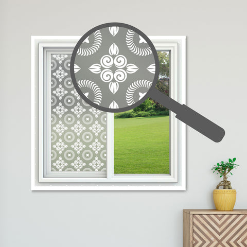 Victorian Theme Decorative Period Frosted Window Film