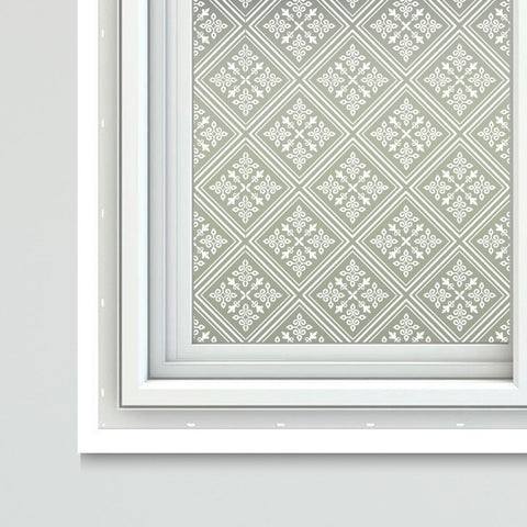 Victorian Theme Decorative Period Frosted Window Film