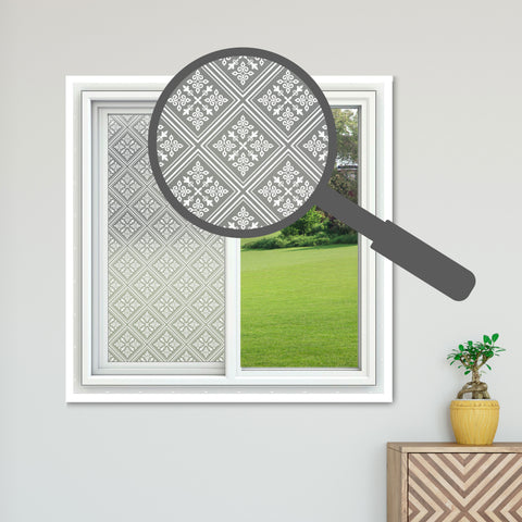 Victorian Theme Decorative Period Frosted Window Film