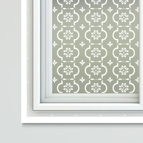 Victorian Theme Decorative Period Frosted Window Film