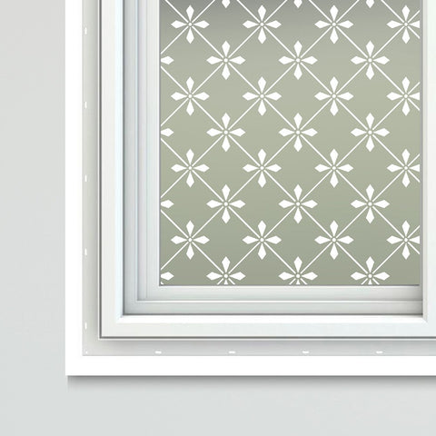 Victorian Theme Decorative Period Frosted Window Film