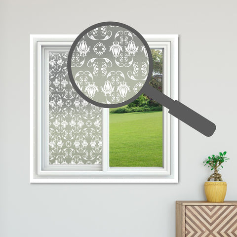 Victorian Theme Decorative Period Frosted Window Film