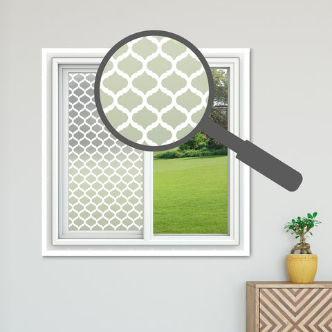 Art Nouveau Theme Window Film Sheets