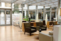 Decorative Frosted Stripe Patterned Window Film, Frosted Vinyl Privacy Glass Covering ALP