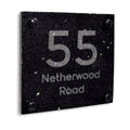 Premium Laser Engraved Quartz Door Number