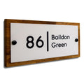 Solid Bespoke Wood Laser Engraved Door Number