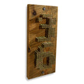 Solid Bespoke Wood Laser Engraved Door Number