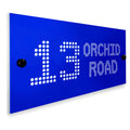 3D Acrylic Contemporary ‘Hole Punched’ Door Number / House Plaque (Rectangle)