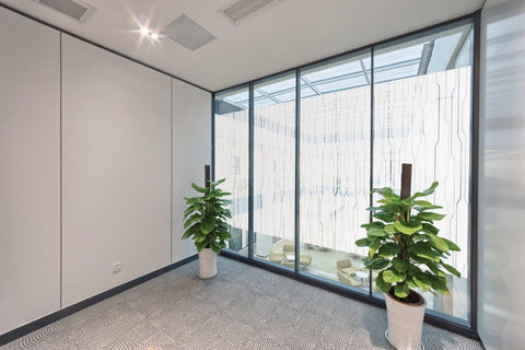 Obscure Contemporary Running Lines, Window Film, Privacy Decorative Film 50cm, 76cm. 100cm, 152cm