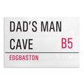 Aluminium High Quality Wall Bar Sign (Welcome To The Man Cave)