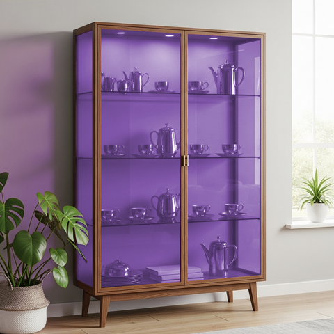 Purple 30 Transparent Colourful Window Film Optically Clear Tint