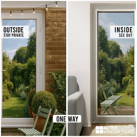 Mirror Silver Window Film - One Way Tint