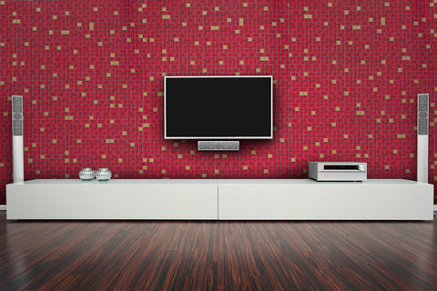 Cover Styl' - U9 Grey Stone Brick Self Adhesive Sticker, Vinyl Window Wall Door Furniture Covering
