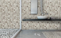 Cover Styl' - U9 Grey Stone Brick Self Adhesive Sticker, Vinyl Window Wall Door Furniture Covering