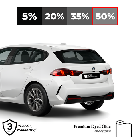 50% Light Black Window TInt Film