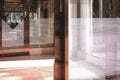 Patterned Decorative White Frosted Window Film - Privacy Frosted Glass Film SIRI LINE PATTERN
