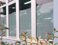 Patterned Decorative White Frosted Window Film - Privacy Frosted Glass Film FR04 4MIL LINE PATTERN