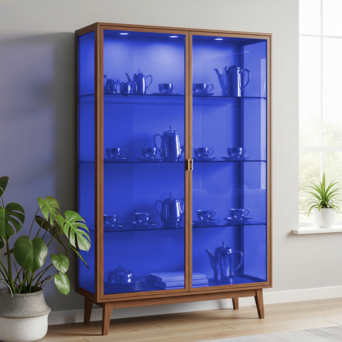 Blue Azure Transparent Colourful Window Film Optically Clear Tint
