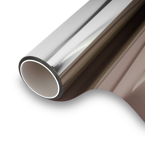 Bronze External Mirror 20 Window Film - One Way Tint
